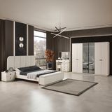 Edsy Home Petek Yatak Odası Takımı - Beyaz