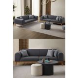 Edsy Home Rebull 3+3 Koltuk Takımı Antrasit