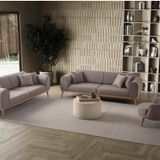 Edsy Home Rebull 3+3+1 Koltuk Takımı Kahverengi