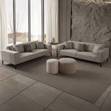 Edsy Home Regnar 3+3 Koltuk Takımı Krem Antrasit