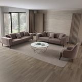 Edsy Home Regnar 3+3+1 Koltuk Takımı Kahverengi