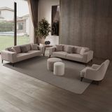 Edsy Home Regnar 3+3+1 Koltuk Takımı Sütlü Kahve - Sütlü Kahverengi