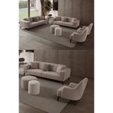 EDSY HOME Regnar 3+3+1+1 Koltuk Takımı Krem