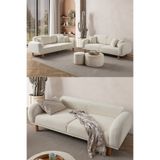 Edsy Home Regnum Koltuk Takımı 3+3 Krem Renk
