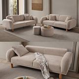 Edsy Home Regnum Koltuk Takımı 3+3 Krem
