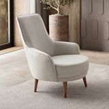 Edsy Home Riva Tekli Koltuk Berjer Krem
