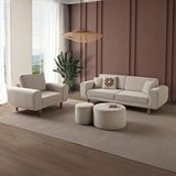 Edsy Home Roma 3+1 Koltuk Takımı Krem