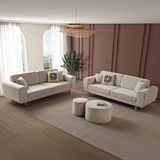 Edsy Home Roma 3+3 Koltuk Takımı Krem