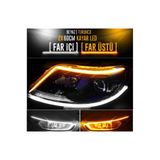 EDTUNİNG Tiger Marketing Volkswagen Passat B6 Far Üstü Ve Içi Kayar Led Sinyalli Gündüz Ledi 60 Cm