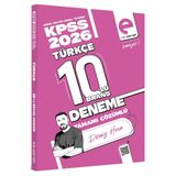 Edu Kariyer Deniz Hoca KPSS Türkçe 10'lu Branş Deneme Tamamı Çözümlü
