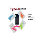 edu note en şekil Taşınabilir usb fan Mini Type-C Girişi Vantilatör Fan Serinletici Telefon Tablet Powerbank Uyumlu Sessiz Güçlü Pervane