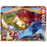 Educa 1000 Parça Aziz George Puzzle - 19926 - Sant Jordi Lily Brick
