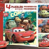 Educa 14942 Cars 2 4'lü Puzzle Seti