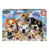 Educa 17983 500 Parça Güneşte Eğlence Selfiesi Puzzle