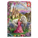 Educa 17985 500 Parça Fairy & Unicorn Puzzle