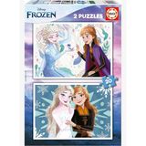Educa 2X20 Parça Disnet Frozen Puzzle - 19736 - 3-5 Yaş Kız Çocuk