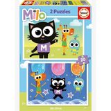 Educa 2X20 Parça Milo Kız Ve Erkek Çocuk Puzzle - 3-5 Yaş - 19541