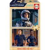 Educa 2X25 Parça Disney Lightyear Erkek Çocuk Puzzle - 3-5 Yaş