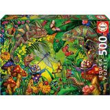 Educa 500 Parça Renkli Orman Puzzle - 19551 - Colourful Forest