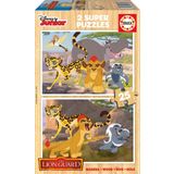 Educa Aslan Kral 2 X 25 Parça Ahşap Puzzle
