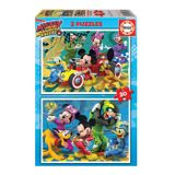 Educa Mickey Roadster Racers 2x20 Parça Karton Puzzle