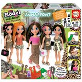 Educa - My Wild Print Modeli | Oyuncak Bebek Tasarlama Seti, 150'den Fazla Görünüm ve 40'tan Fazla Aksesuar ile Kişiselleştirme, 6-8 Yaş Erkek ve Kız Çocukları için (20098)