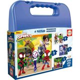 Educa Örümcek Adam 6+9+12+16 Parça Aşamalı Puzzle - Erkek Çocuk