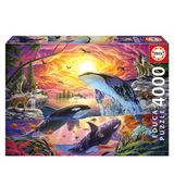 Educa Puzzle 4000 Parça Katil Balina Ve Kurt 20259