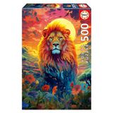 Educa Puzzle 500 Parça Majestic Lion Stare 20261