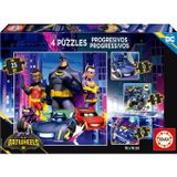 Educa Puzzle Educa 12+16+20+25 Parça Batwheels Kademeli Çocuk Puzzle/Yapboz - 3-5 Yaş