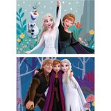 Educa Puzzle Educa 2x25 Parça Disney Frozen Kız Çocuk Ahşap Puzzle (3-5 Yaş)