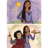 Educa Puzzle Educa 2x25 Parça Disney Wish Kız Çocuk Ahşap Puzzle (3-5 Yaş)