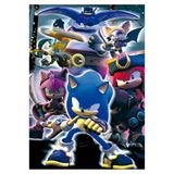 Educa Puzzle Educa 300 Parça Sonic Prime Neon Karanlıkta Parlayan Çocuk Puzzle - 8-11 Yaş - Erkek Çocuk