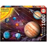 Educa Solar System Neon 1000 Parça Puzzle