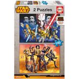 Educa Star Wars Rebels 2X100 Çocuk Puzzle