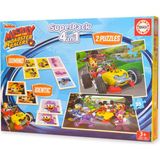 Educa Super Pack 4 In 1 Mickey and The Roadster Racers Çocuk Puzzle