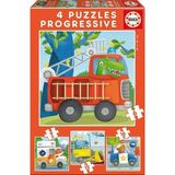 Educa W17144 Rescue Üçlü Puzzle