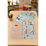 Edu&Hobby Günlük Yaşam Etkinlik Kartları PVC Kaplamalı | Okul Öncesi Dikkat, Mantık ve Eşleştirme Oyunu | Montessori Eğitim Materyali 3+ Yaş