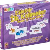 Edukido İlk Kelimeler EDU-1015 Mukavva Puzzle