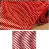 Edükkanım Edukkanim Kaydırmaz Pvc Paspas Z Mat Bal Petek Iç - Dış Tüm Islak Zemin - 120 x 750 cm - Kırmızı