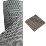 Edükkanım Edukkanim Kaydırmaz Pvc Paspas Z Mat Yıldız Iç - Dış Tüm Islak Zemin 120 Gri - 90 x 120 cm