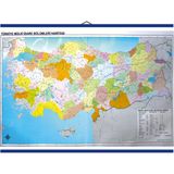 Edulab Türkiye Mülki İdare Bölümleri Haritası 80 x 135 cm