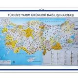 Edulab TÜRKİYE TARIM ÜRÜNLERİ DAĞILIŞ HARİTASI85X135 CM