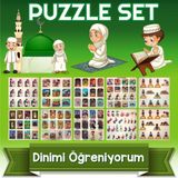 Edutoys 10'lu Set Dinimi Öğreniyorum Puzzle