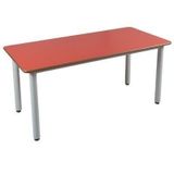 Edutoys 60x120x55 cm Renkli Dikdörtgen Masa