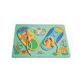 Edutoys Ahşap Renkli Ayakkabı Bağlama Oyunu