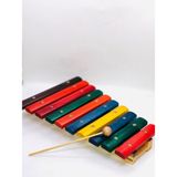 Edutoys Gökkuşağı Ahşap Ksilefon 10 tonlu - Renkli