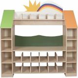 Edutoys Gökkuşağı ve Evimiz Ayakkabı ve Elbise Askılığı