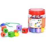 Edutoys Ipe Boncuk Dizme (Ahşap) 30 Parça - Renkli