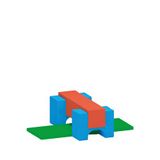 Edutoys Renkli Modeüler 4 Parça Sünger Oyunu Seti